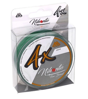 Plecionka Mikado Fine Braid 150m zielona 0,25mm