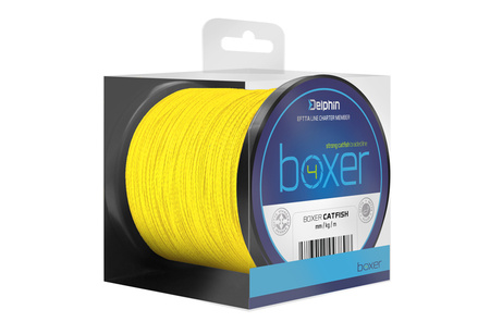 Delphin BOXER 4 / fluo żółta 0,50mm 41,7kg  150m